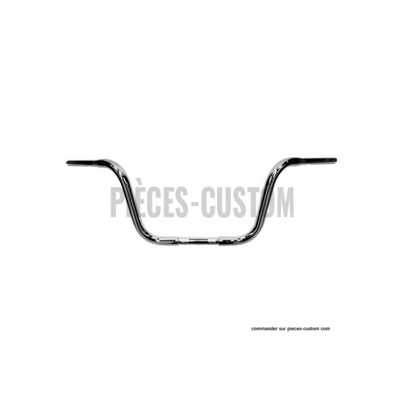 Guidon-Ape-Hanger-de-10-pouces-chromé-pour-FLHR-de-2008-à-2022-ref-06012739