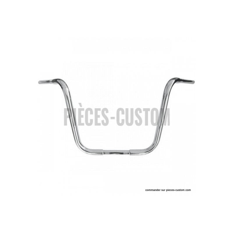 Guidon-Ape-Hanger-de-14-pouces-chromé-pour-FLHR-de-2008-à-2022-ref-06012736