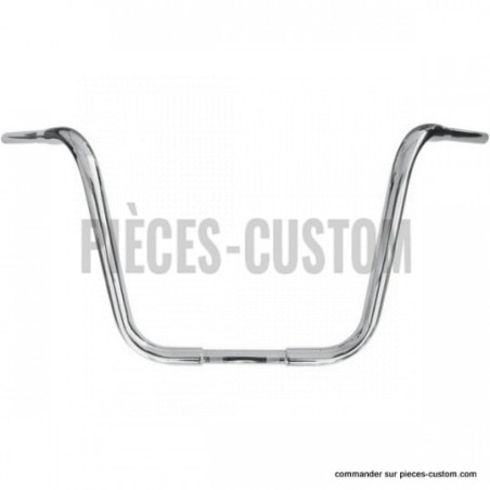 Guidon-Ape-Hanger-de-14-pouces-chromé-pour-FLHR-de-2008-à-2022-ref-06012736