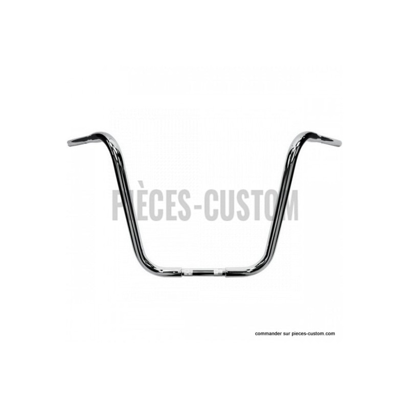 Guidon-Ape-Hanger-de-16-pouces-chromé-pour-FLHR-de-2008-à-2022-ref-06012735