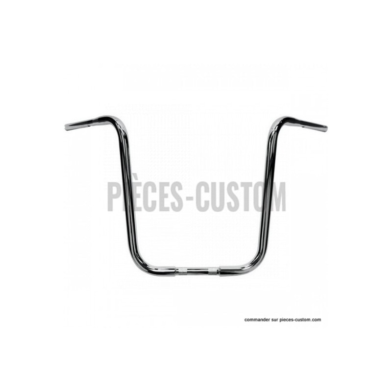 Guidon-Ape-Hanger-de-18-pouces-chromé-pour-FLHR-de-2008-à-2022-ref-06012737