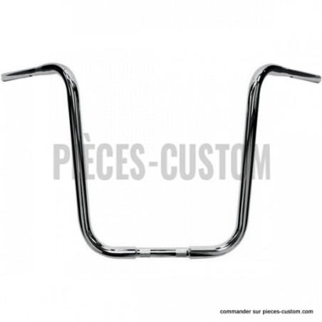 Guidon-Ape-Hanger-de-18-pouces-chromé-pour-FLHR-de-2008-à-2022-ref-06012737