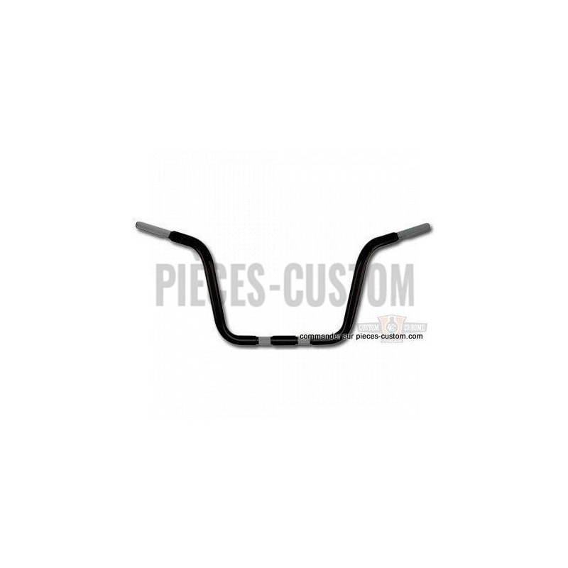 Guidon-Ape-Hanger-12-5-pouces-Noir-pour-Softail-Springer-de-1988-à-2013-ref-693719
