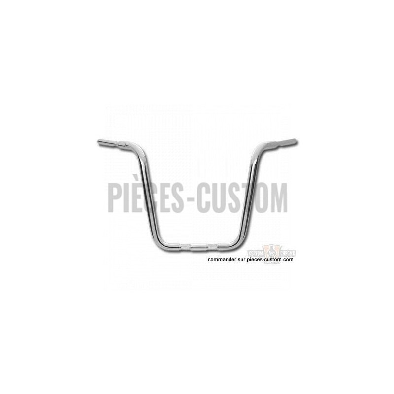 Guidon-Ape-Hanger-16-pouces-Chrome-pour-Softail-Springer-de-1988-à-2013-ref-693571