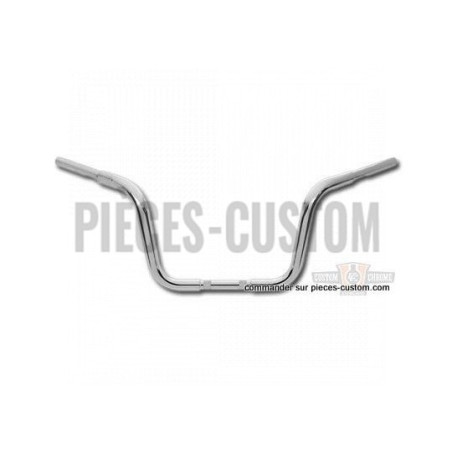 Guidon-Ape-Hanger-10-pouces-Chrome-pour-modèles-de-1982-à-2013-ref-10168
