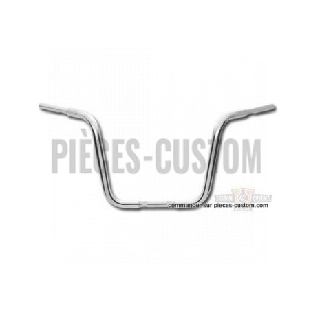 Guidon-Ape-Hanger-12-5-pouces-Chrome-pour-modèles-de-1982-à-2013-ref-10108