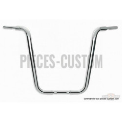 Guidon-Ape-Hanger-Psycho-18-pouces-Chrome-pour-modèles-de-1982-à-2013-ref-19199