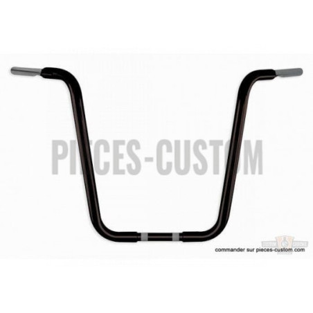 Guidon-Ape-Hanger-Physco-18-pouces-Noir-pour-modèles-de-1982-à-2013-ref-693722