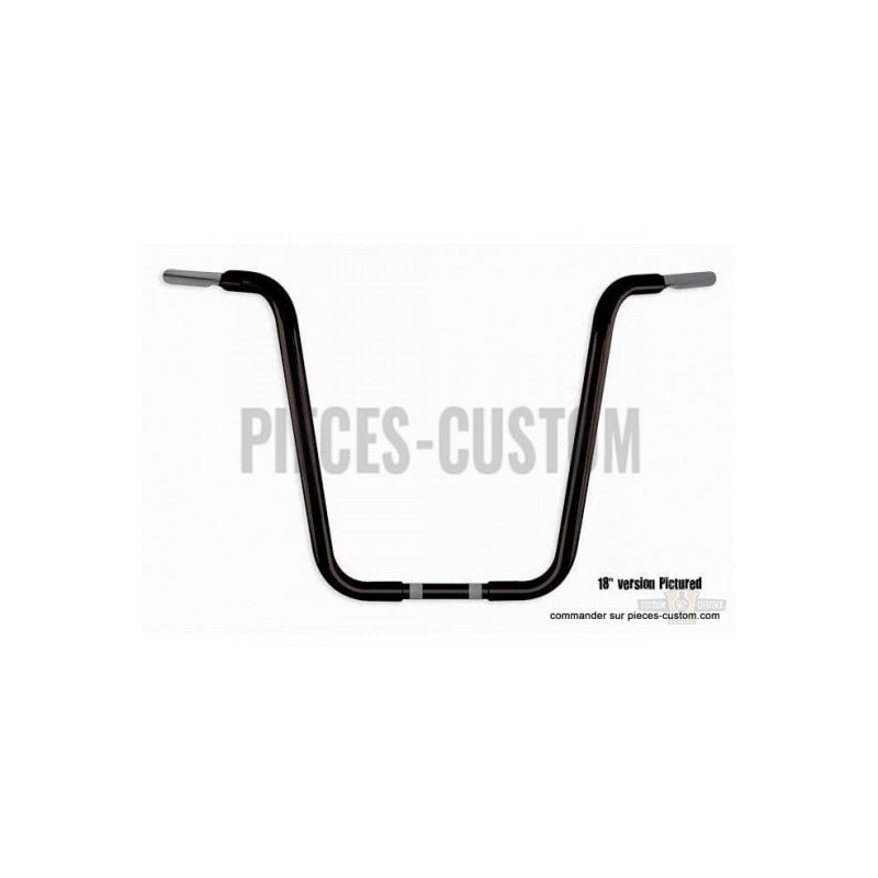 Guidon-Ape-Hanger-Psycho-20-pouces-Noir-pour-modèles-de-1982-à-2013-ref-693723