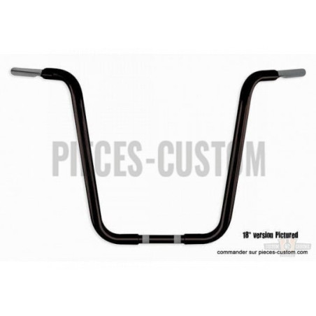Guidon-Ape-Hanger-Psycho-20-pouces-Noir-pour-modèles-de-1982-à-2013-ref-693723