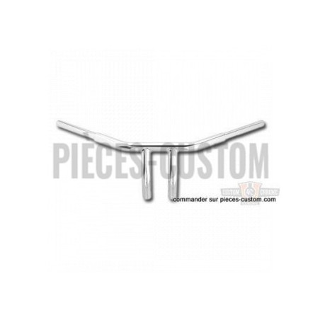 Guidon-T-Bar-6-pouces-Chrome-pour-modèles-de-1982-à-2024-ref-10109