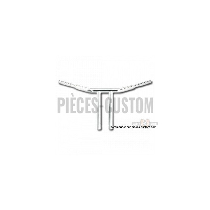 Guidon-T-Bar-Psycho-12-pouces-Chrome-pour-modèles-de-1982-à-2020-ref-693565
