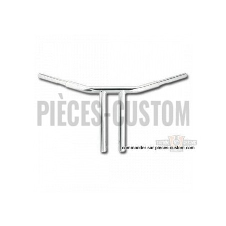 Guidon-T-Bar-Psycho-12-pouces-Chrome-pour-modèles-de-1982-à-2020-ref-693565