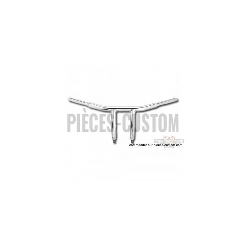 Guidon-T-Bar-Springer-11-pouces-Chrome-pour-modèles-de-1988-à-2013-ref-693570