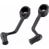 Fixations-de-repose-pieds-autoroute-noires -sans-embouts-de-sélecteur-Arlen-Ness-ref-16240402