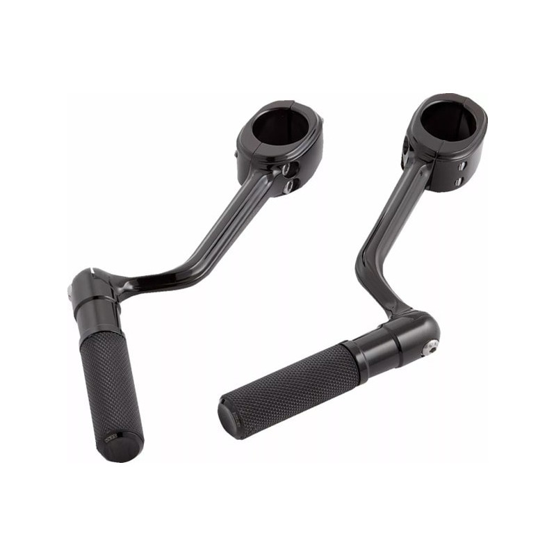 Fixations-de-repose-pieds-autoroute-noires-avec-embouts-par-Arlen-Ness-ref-16240404