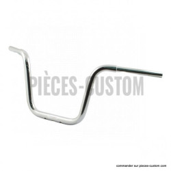 Guidon-Ape-Hanger-1-pouce-1-quart-Chromé-30-cm-Fehling-pour-Harley-de-1982-à-2017-ref-652553