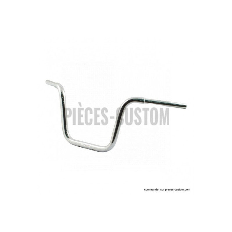 Guidon-Ape-Hanger-1-pouce-1-quart-Chromé-30-cm-Fehling-pour-Harley-de-1982-à-2017-ref-652553