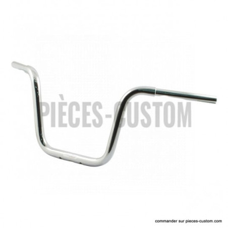 Guidon-Ape-Hanger-1-pouce-1-quart-Chromé-30-cm-Fehling-pour-Harley-de-1982-à-2017-ref-652553
