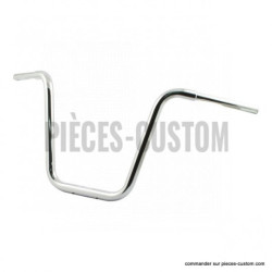 Guidon-Ape-Hanger-1-pouce-1-quart-Chrome-40-cm-Fehling-pour-Harley-de-1982-à-2017-ref-652555