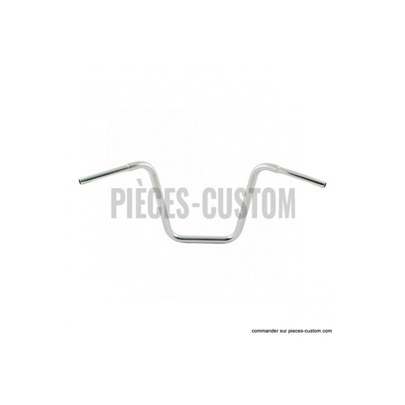 Guidon-Ape-Hanger-1-pouce-1-quart-Chrome-40-cm-Fehling-pour-Harley-1982-2017-ref-652555