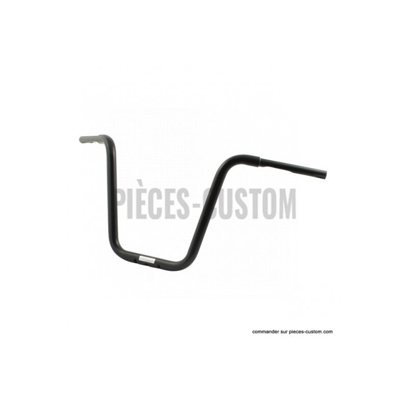 Guidon-Ape-Hanger-1-pouce-1-quart-Noir-40-cm-Fehling-pour-Harley-de-1982-à-2017-ref-652556