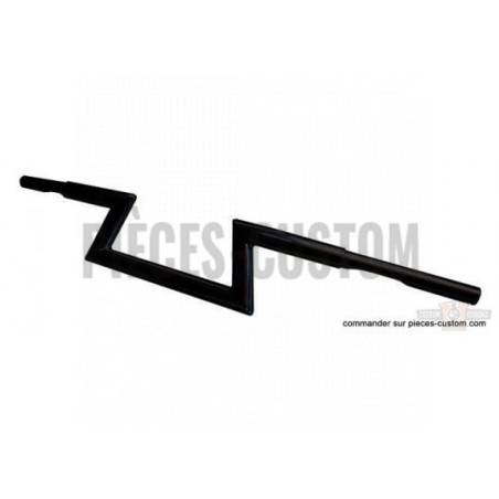 Guidon-Z-Bar-1-pouce-1-quart-Noir-12-cm-Fehling-pour-Harley-de-1982-à-2017-ref-652546