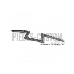 Guidon-Z-Bar-Chrome-1-pouce-1-quart-3-Trous-12-cm-pour-modèles-de-1982-à-2017-ref-696261