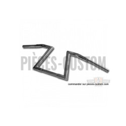 Guidon-Z-Bar-Chrome-1-pouce-1-quart-3-Trous-23-cm-pour-modèles-de-1982-à-2017-ref-696262