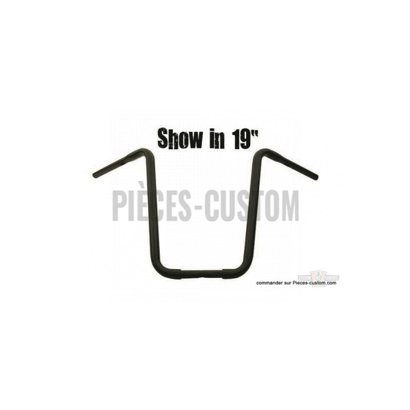 Guidon-Ape-Hanger-14-pouces-Noir-de-1-pouce-1-quart-pour-Big-Twin-et-Sportster-ref-693673