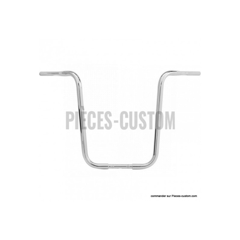 Guidon-Burly-Gorilla-Ape-1-pouce-1-quart-chromé-10-pouces-ref-06010548