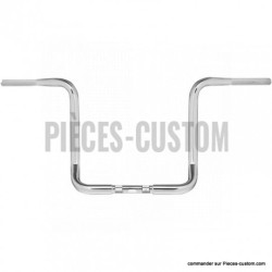 Guidon-Burly-Ape-Hanger-Bagger-1-pouce-1-quart-chrome-13-pouces-réf-06013008