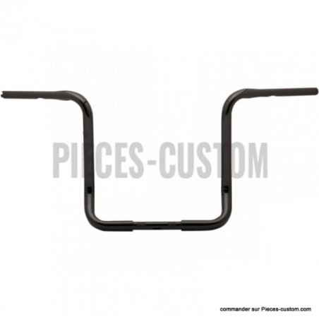 Guidon-Burly-Ape-Hanger-1-pouce-1-quart-Noir-15-pouces-ref-06013045