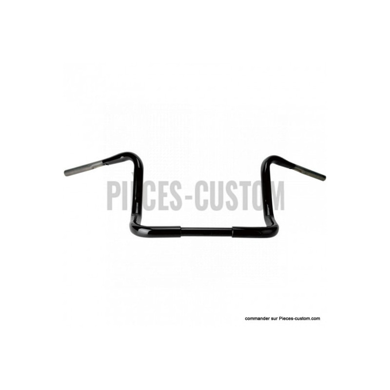 Guidon-Burly-Ape-Hanger-1-pouce-1-quart-Noir-13-pouces-ref-06011373