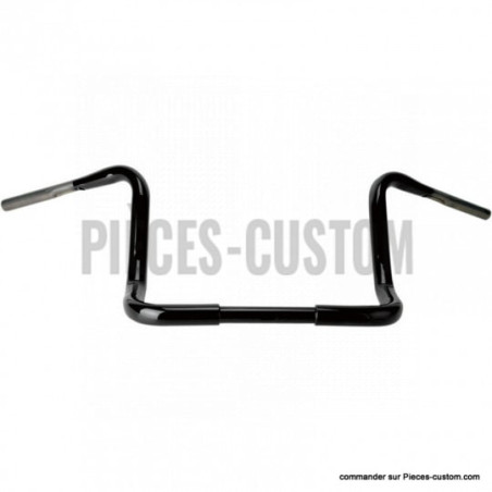 Guidon-Burly-Ape-Hanger-1-pouce-1-quart-Noir-13-pouces-ref-06011373