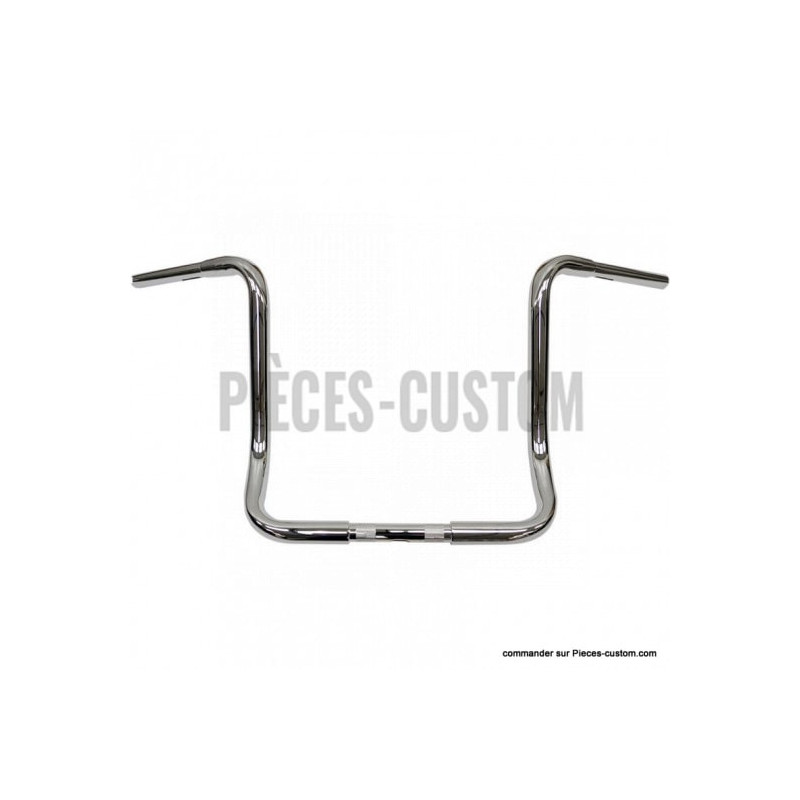 Guidon-32-mm-ApeHanger-14-pouces-chrome-TBW-ref-06012663