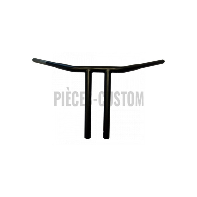 Guidon-Chopper-T-Bar-32-mm-noir-mat-de-12-pouces-ref-06013509