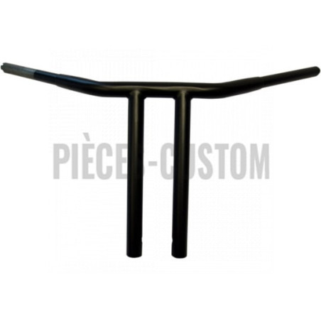 Guidon-Chopper-T-Bar-32-mm-noir-mat-de-12-pouces-ref-06013509