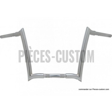Guidon-1-pouce-1-quart-Monkey-Chrome-6-pouces-pour-Touring-de-2016-à-2023-ref-06013812