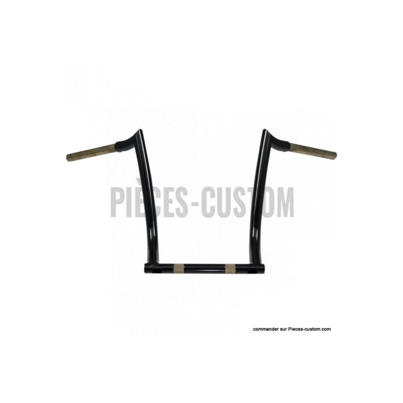Guidon-1-pouce-1-quart-Monkey-Noir-6-pouces-pour-Touring-de-2016-à-2023-ref-06013811