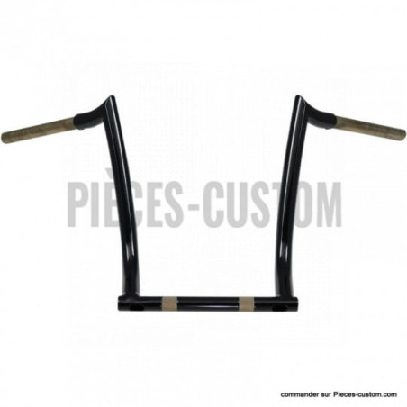Guidon-1-pouce-1-quart-Monkey-Noir-6-pouces-pour-Touring-de-2016-à-2023-ref-06013811