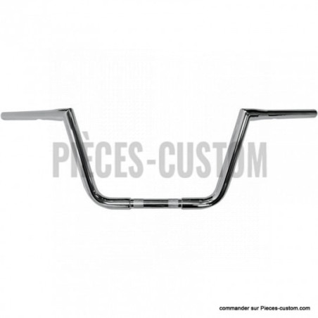 Guidon-1-pouce-1-quart-Big-Twin-Peaks-10-pouces-Chrome-ref-06012783
