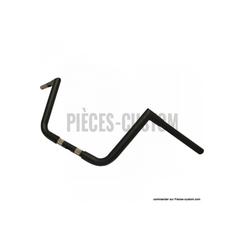 Guidon-1-pouce-1-quart-Big-Twin-Peaks-10-pouces-Noir-mat-ref-06013466