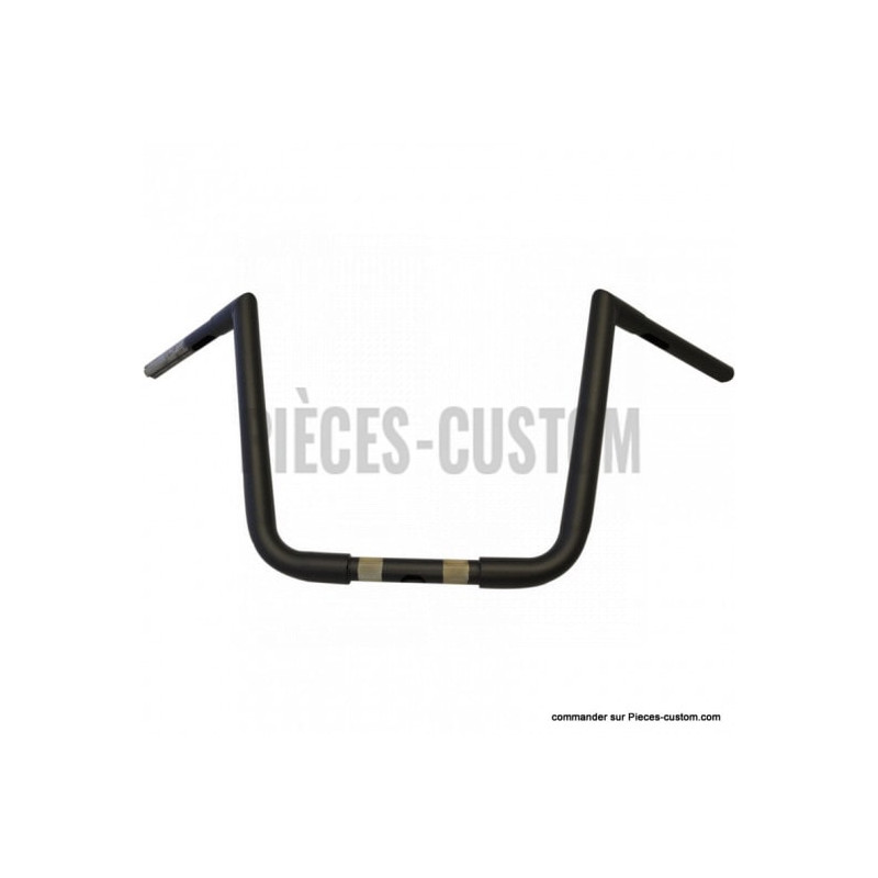 Guidon-1-pouce-1-quart-Big-Twin-Peaks-de-13-pouces-Noir-mat-ref-06013467
