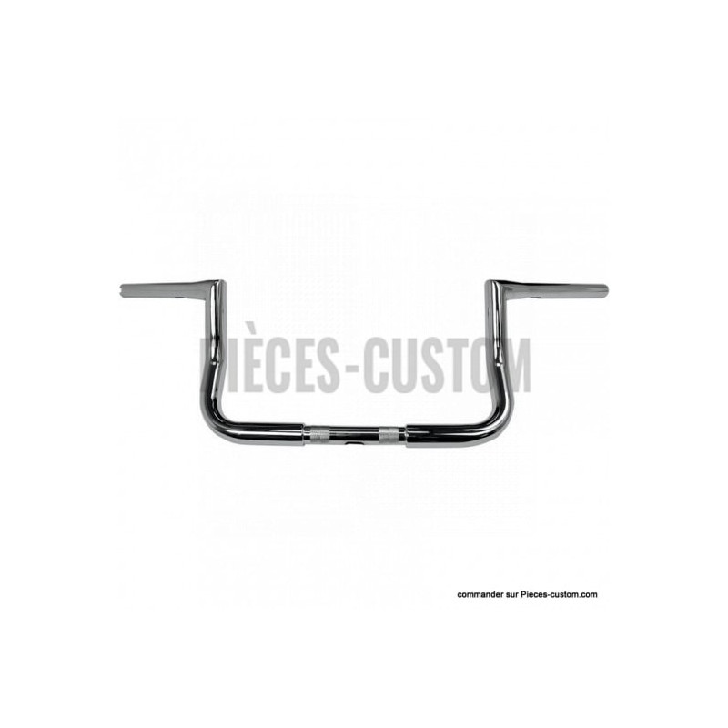 Guidon-1-pouce-1-quart-Twin-Peaks-Bagger-8-pouces-Chrome-ref-06012695