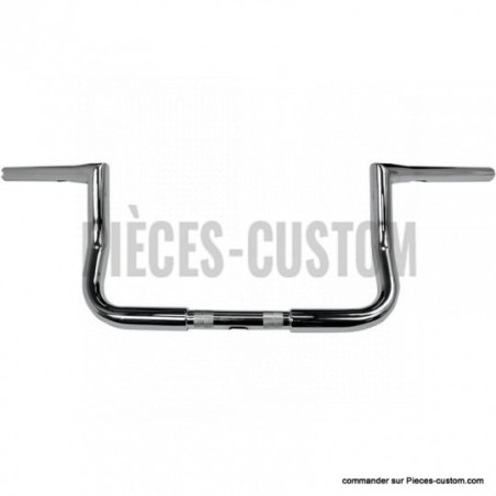 Guidon-1-pouce-1-quart-Twin-Peaks-Bagger-8-pouces-Chrome-ref-06012695