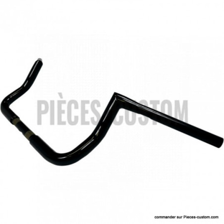 Guidon-1-pouce-1-quart-Twin-Peaks-Bagger-8-pouces-Noir-brillant-Touring-ref-06012696