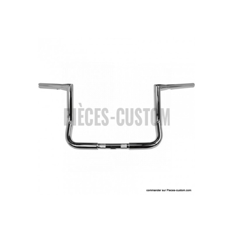 Guidon-1-pouce-1-quart-Twin-Peaks-Bagger-10-pouces-Chrome-ref-06012697