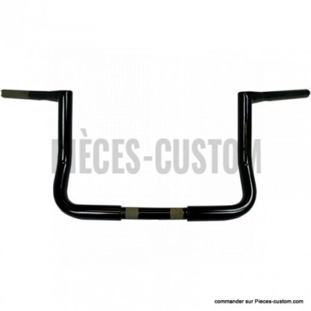 Guidon-1-pouce-1-quart-Twin-Peaks-Bagger-10-pouces-Noir-gloss-ref-06012698