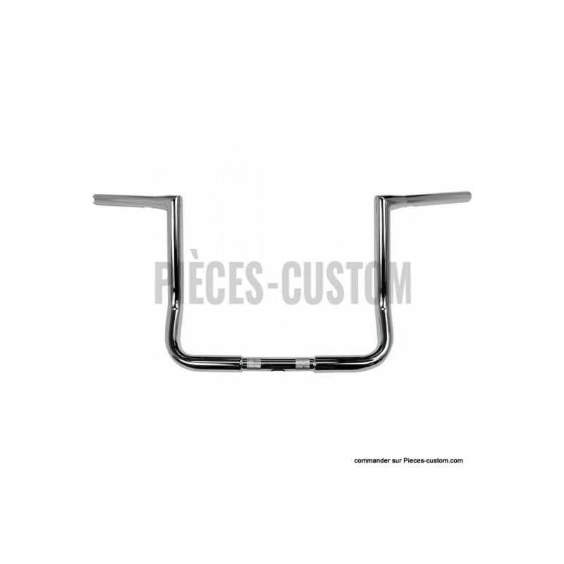 Guidon-1-pouce-1-quart-Twin-Peaks-Bagger-12-pouces-Chrome-ref-06012699